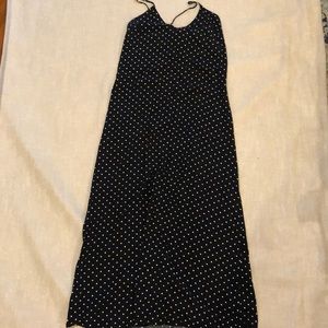 Polka dot maxi dress